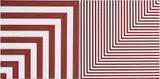 Angles Droits/A by Vera Molnár, 1980-2010, Acrylique sur toile (diptyque), sold Jun 2026