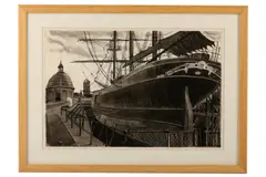 Untitled by Anthony Dyson, ink and monochrome, offered Jul 2020