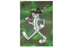 Full Metal Rabbit' Original on Wood Signed by the artist 122 x 88 cm ARR Provenance: Graffik Gallery London by Trust Icon, Wood, offered Jun 2020