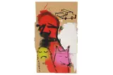 Group of 6 Original Artworks' 2008 Acrylic and spraypaint on cardboard, in five parts These works were part of Adam Neate's Street Piece Project in 2008 by Adam Neate, Acrylic and spraypaint on card, offered Jun 2020