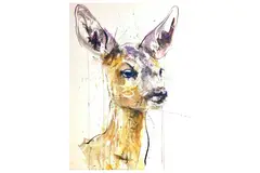 Doe - Hand Finished by Dave White, print, offered Jun 2020