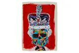 Queen' 2017 Acrylic on paper Signed by the artist Framed 92 x 71 cm ARR by Bradley Theodore, Acrylic on paper, offered Jun 2020