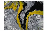 Confluence' 2018 Acrylic on canvas Signed by the artist 76 x 102 cm by Ola Rutter, Acrylic on canvas, offered Jun 2020