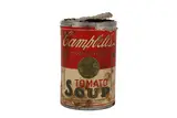 Tomato Soup Can' Campbell soup can Signed by the artist 11 cm Provenance upon request by Andy Warhol, oil, offered Jun 2020