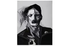 Masculinity (Architect)' 2008 Oil on canvas Signed, titled and dated on verso Accompanied by COA 50 x 40 cm ARR by William Krasnal, Oil on canvas, offered Jun 2020