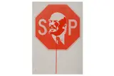 Stop Lenin' 2017 Screen print AP by Pure Evil, Screen print AP, signed in pencil, offered Jun 2020