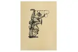Bust A Nut' 2009 Hand Pulled Silkscreen on Paper Signed by the artist, edition of 30 30 x 22 cm ARR by Elbow-Toe, Silkscreen on Paper, offered Jun 2020