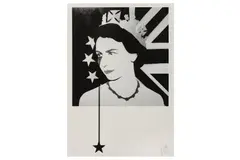 Queen - Brexit Nightmare by Pure Evil, Screen print AP, signed in pencil, offered Jun 2020
