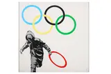 New Logo For The Hackney Looting Team' Screenprint in colours on 300 gsm paper Edition of 200 by Pure Evil, Screenprint in colours on, offered Jun 2020