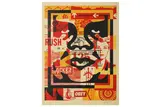 OBEY Three Faces Collage no.2' Offset lithograph Signed by the artist 46 x 61 cm ARR Provenance: Art Basel Miami by Shepard Fairey, Offset lithograph, offered Jun 2020