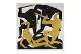 Into the Sun - White and Gold (2) by Cleon Peterson, print (other), offered Jun 2020