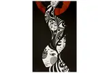 Woman (Red)' 2009 Screenprint / foil print Edition of 50 by Lucy McLauchlan, Screenprint / foil print Edition of, offered Jun 2020