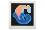 C (Triptych)' 2015 Set of 3 screenprints in colours on Somerset Satin 300 gsm paper Edition of 125 by Ben Eine, pencil, offered Jun 2020