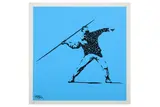 Homage to Banksy (Blue)' 2012 Screenprint on Somerset Velvet 300gsm AP by Otto Schade, Screenprint on Somerset Velvet, offered Jun 2020