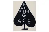 Fucking Ace' Linocut 76 x 56 cm ARR by David Shrigley, Linocut, offered Jun 2020