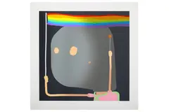 Pride' 2019 15-color hand-pulled screenprint on Mohawk Superfine UltraWhite 160 lb cover Edition of 100 by Oli Epp, screenprint, offered Jun 2020