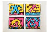 Pop Shop Quad II' Poster Authorised by the Keith Haring Estate 119 x 84 cm by Keith Haring, print (other), offered Jun 2020