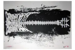 Rockin Bones' 2008 Screenprint on paper Edition of 150, embossed by David Walker, Screenprint on paper Edition of, offered Jun 2020