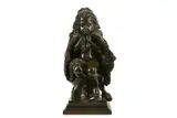 A 19th century French bronze figure of a child by Paul Gayrard, 1846, bronze, offered May 2020