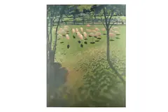 Untitled by Andrew Macara, oil on canvas, offered Apr 2020