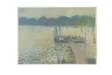 Untitled by Bernard Myers, oil on paper, offered Apr 2020
