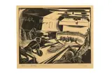 Untitled by Hugh Verschoyle Cronyn, woodcut, offered Apr 2020