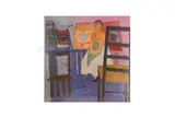 Untitled by John Melville, oil on board, offered Apr 2020