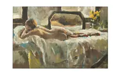 Untitled by Sherree Valentine-Daines, oil on board, offered Apr 2020