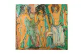 Untitled by Alexander Sonnis, pastel and gouache on paper, offered Apr 2020