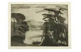 Untitled by Katharine 'Kitty' Church, etching, offered Apr 2020