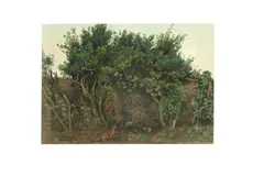 Untitled by Kathleen Guthrie, gouache, offered Apr 2020