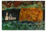C.h. (1903-1992) by John Piper, ink and watercolour, offered Apr 2020