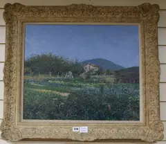 Near Mowleliman by Christopher Sanders, oil on canvas, sold Aug 2017