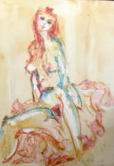 Untitled by Tom Merrifield, oil, sold Jul 2017