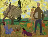Untitled by Grégoire Michonze, oil on canvas, sold Jul 2017
