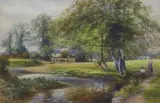 Untitled by Frank Gresley, watercolour, sold Jul 2017