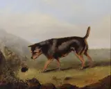 5 x 10.5in by George Armfield, oil on wood, offered Jun 2017