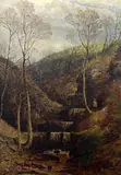 Nul Cleven ... Bridge by John Holland Senior, oil on canvas, offered Jun 2017