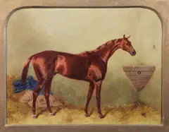 Untitled by Harry Hall, 1872, oil on canvas, offered Jun 2017
