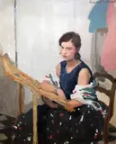 Untitled by Lucien-Victor Guirand de Scévola, oil on canvas, sold Jun 2017