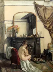 Untitled by Thomas Tennant Baxter, oil on canvas, sold Jun 2017