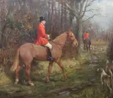 Untitled by George Denholm Armour, oil on canvas, sold Jun 2017