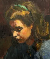 Untitled by Ruskin Spear, oil on board, sold Jun 2017