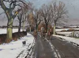 Christmas Morning' signed and dated '96 18 x 24in by Neil Cawthorne, oil on canvas, sold Jun 2017