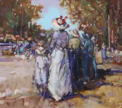 5in by Ken Moroney, oil on panel, sold Jun 2017