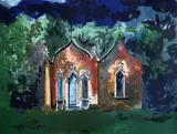 The Red House, Painswick' (Levinson 398) signed in pencil, 35/70 19.25 x 24.5in by John Piper, screenprint, sold Jun 2017