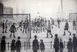 Limited edition printThe Football Matchsigned in by L. S. Lowry, print, sold Jun 2017
