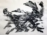 LithographLeda and the Swansigned in by Sidney Nolan, lithograph, sold Jun 2017