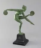Danseuse Paienne by Marcel Bouraine, bronze, sold Jun 2017