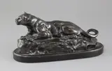 Panther of Tunis by Antoine-Louis Barye, bronze, sold Jun 2017